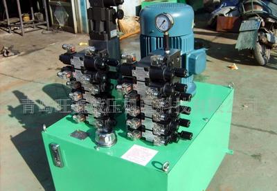 青島旺鑫生產(chǎn)[塑料機(jī)械液壓站、快速換網(wǎng)液壓站、三輥液壓站]